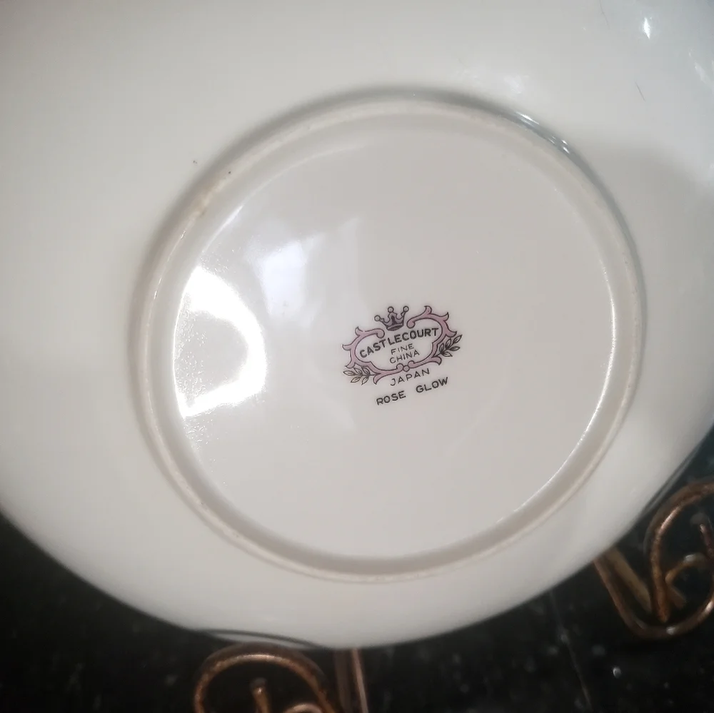 Rose Glow Japanese Bread plate